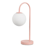 Arco 18.25" Iron/Glass Minimalist Mid Century Globe LED Table Lamp