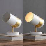 Astra 9.25" Modern Industrial Iron Adjustable Indoor LED Floor Spotlight