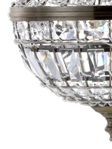 Regina Crystal/Metal Empire LED Pendant - JONATHAN Y