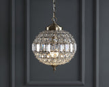 Georgina Crystal/Metal LED Pendant - JONATHAN Y