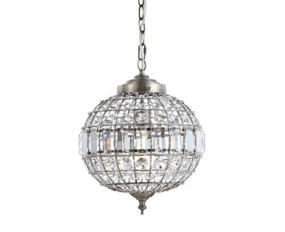 Georgina Crystal/Metal LED Pendant - JONATHAN Y