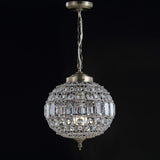 Georgina Crystal/Metal LED Pendant - JONATHAN Y