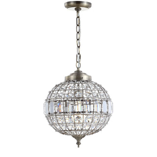 Georgina Crystal/Metal LED Pendant - JONATHAN Y