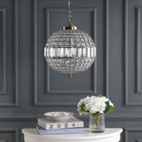 Georgina Crystal/Metal LED Pendant - JONATHAN Y