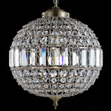 Georgina Crystal/Metal LED Pendant - JONATHAN Y