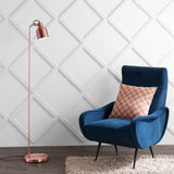 Brandon 57" Metal Task LED Floor Lamp - JONATHAN Y