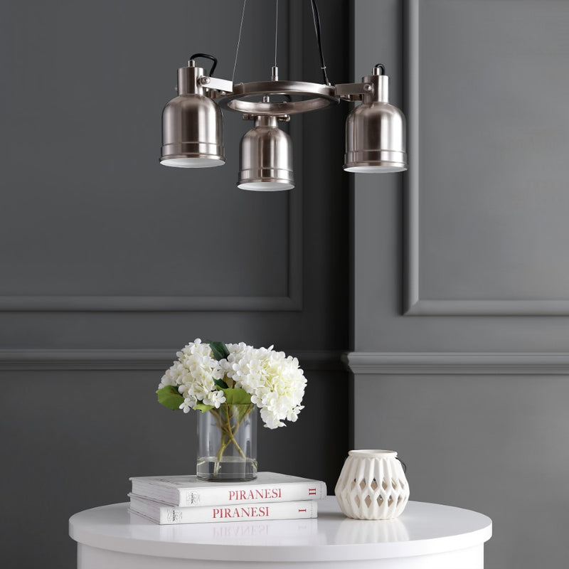 Liam 20" Metal LED Chandelier - JONATHAN Y