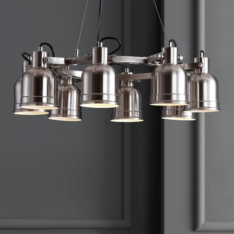 Liam 20" Metal LED Chandelier - JONATHAN Y