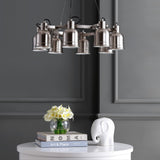 Liam 20" Metal LED Chandelier - JONATHAN Y