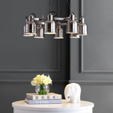 Liam 20" Metal LED Chandelier - JONATHAN Y