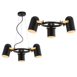Eugenio Adjustable Metal LED Chandelier - JONATHAN Y