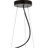 Eugenio Adjustable Metal LED Chandelier - JONATHAN Y