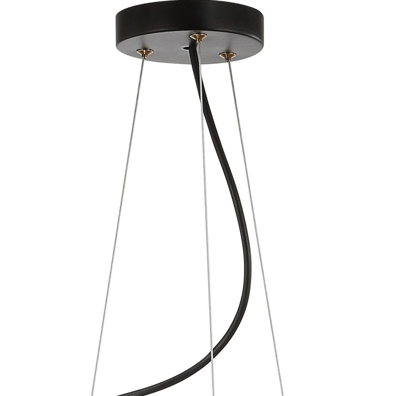 Eugenio Adjustable Metal LED Chandelier - JONATHAN Y