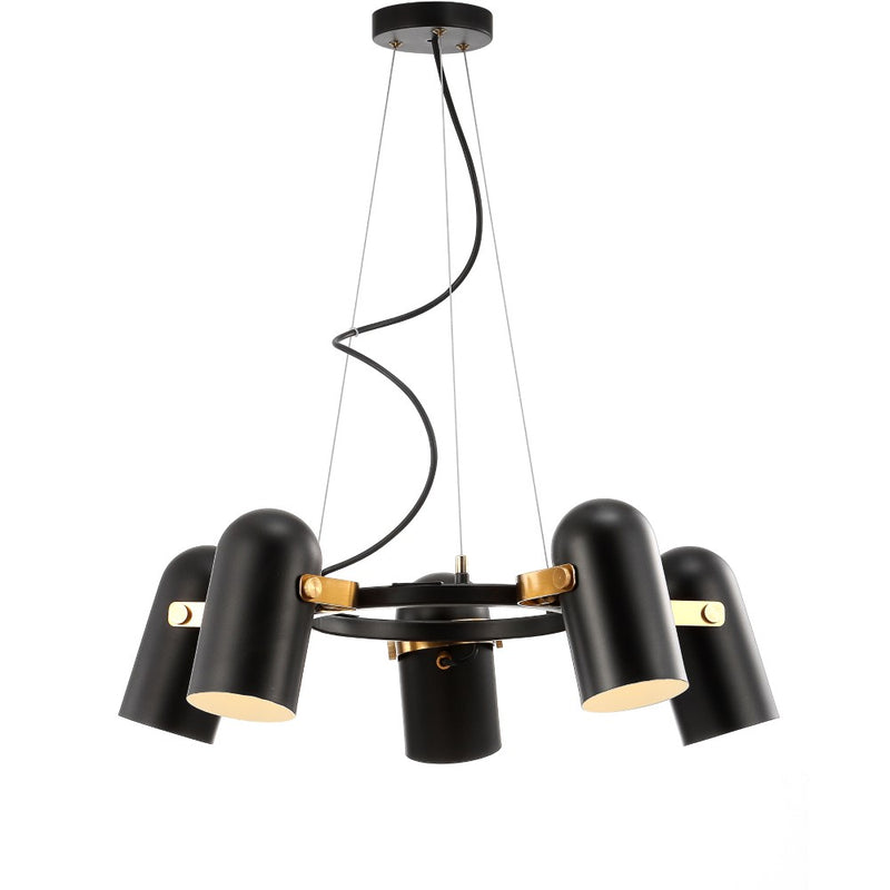 Eugenio Adjustable Metal LED Chandelier - JONATHAN Y