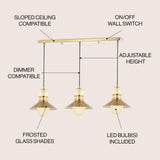 Colin Adjustable Iron/Glass Retro Hurricane LED Pendant