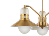 Colin Adjustable Iron/Glass Retro Hurricane LED Pendant
