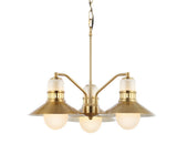 Colin Adjustable Iron/Glass Retro Hurricane LED Pendant