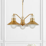 Colin Adjustable Iron/Glass Retro Hurricane LED Pendant - JONATHAN Y