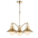 Colin Adjustable Iron/Glass Retro Hurricane LED Pendant - JONATHAN Y