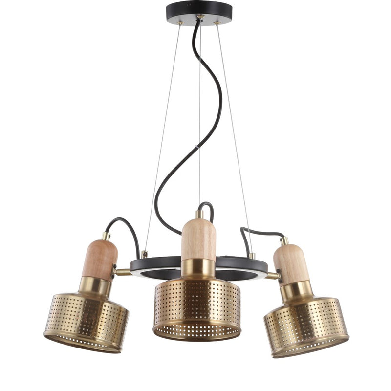 Gallery Adjustable Spotlight Metal LED Chandelier - JONATHAN Y