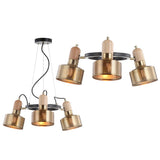 Gallery Adjustable Spotlight Metal LED Chandelier - JONATHAN Y
