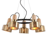 Gallery Adjustable Spotlight Metal LED Chandelier - JONATHAN Y