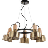 Gallery Adjustable Spotlight Metal LED Chandelier - JONATHAN Y