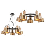 Gallery Adjustable Spotlight Metal LED Chandelier - JONATHAN Y