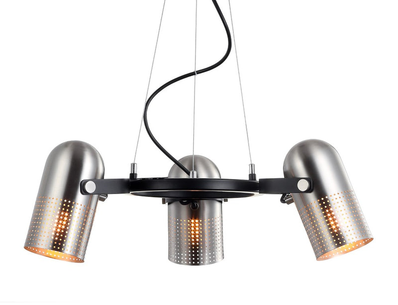 Loki 22" Adjustable Metal LED Chandelier - JONATHAN Y