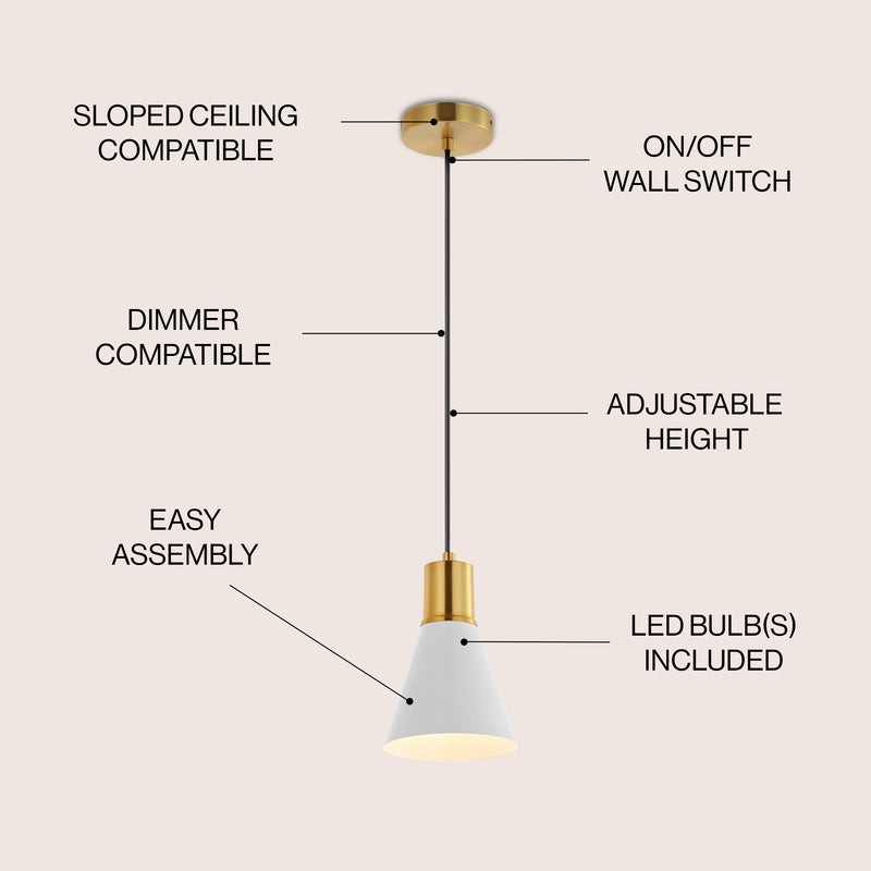 Apollo Metal LED Pendant