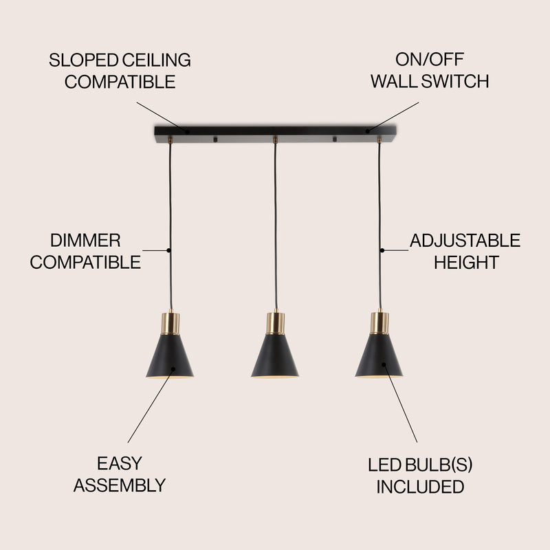 Apollo Metal LED Pendant