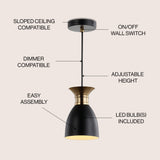 Edison Metal LED Pendant