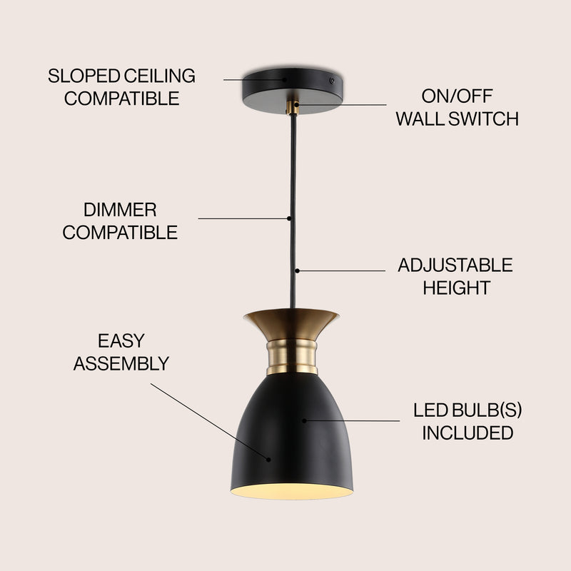 Edison Metal LED Pendant