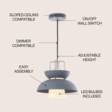 Paul 11" Farmhouse Metal LED Pendant - JONATHAN Y