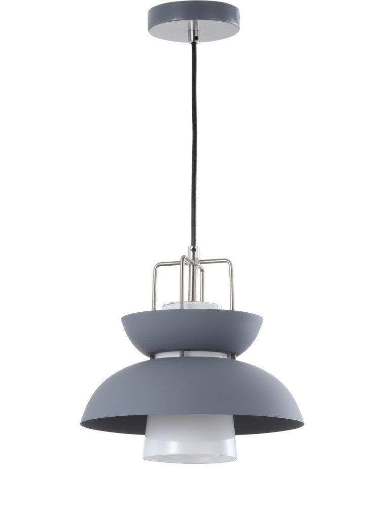 Paul 11" Farmhouse Metal LED Pendant - JONATHAN Y