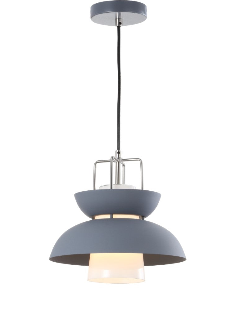 Paul 11" Farmhouse Metal LED Pendant - JONATHAN Y