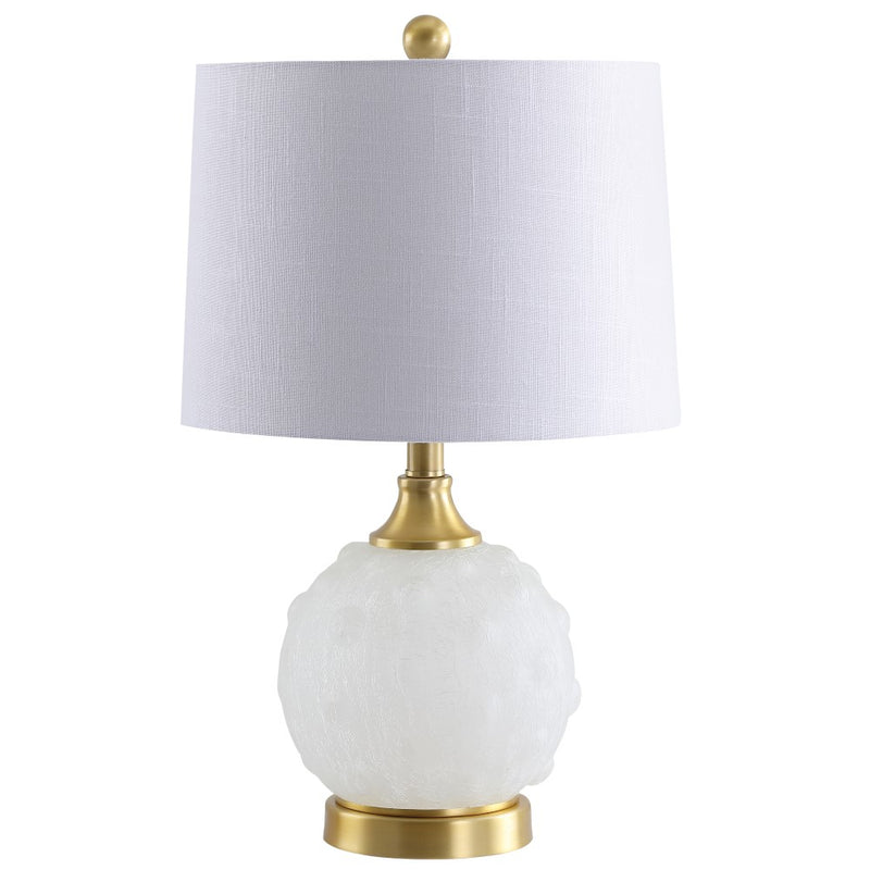 Ilsa 22" Dotted Glass/Metal LED Table Lamp - JONATHAN Y