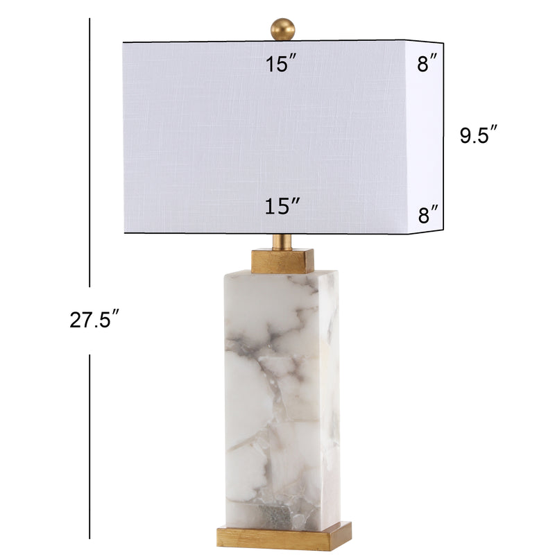Elizabeth 27.5" Alabaster LED Table Lamp
