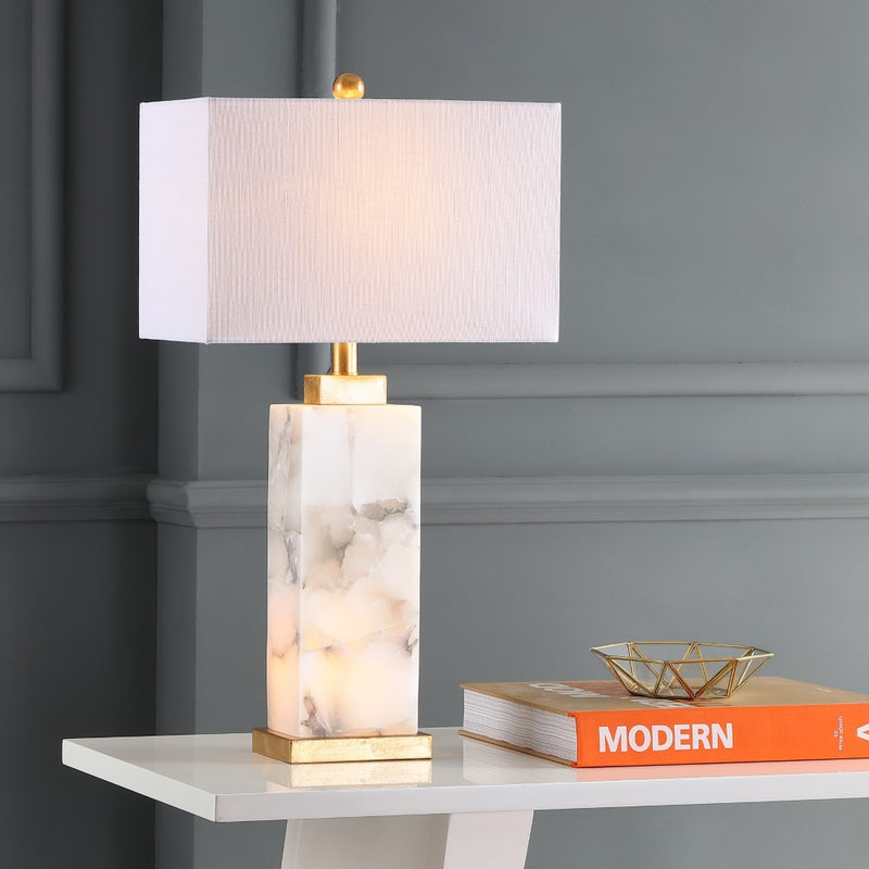 Elizabeth 27.5" Alabaster LED Table Lamp