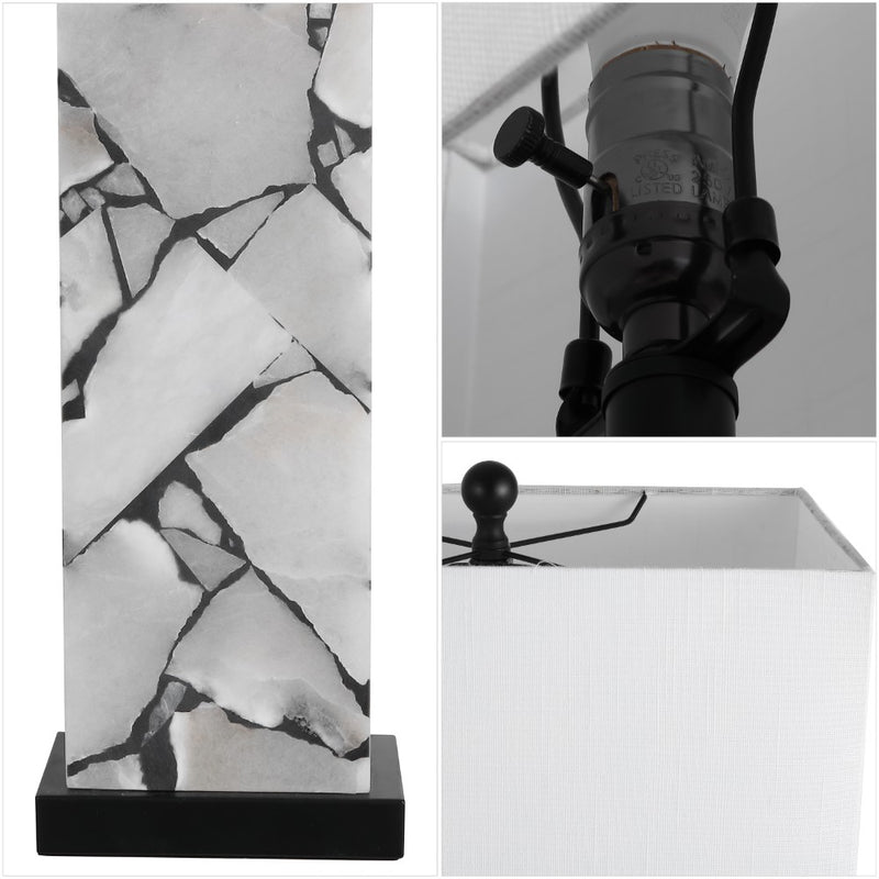 Elizabeth 27.5" Alabaster LED Table Lamp