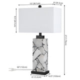 Elizabeth 27.5" Alabaster LED Table Lamp