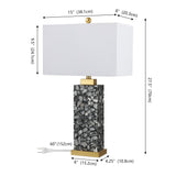 Elizabeth 27.5" Alabaster LED Table Lamp