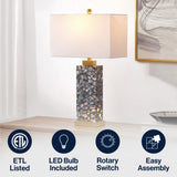 Elizabeth 27.5" Alabaster LED Table Lamp