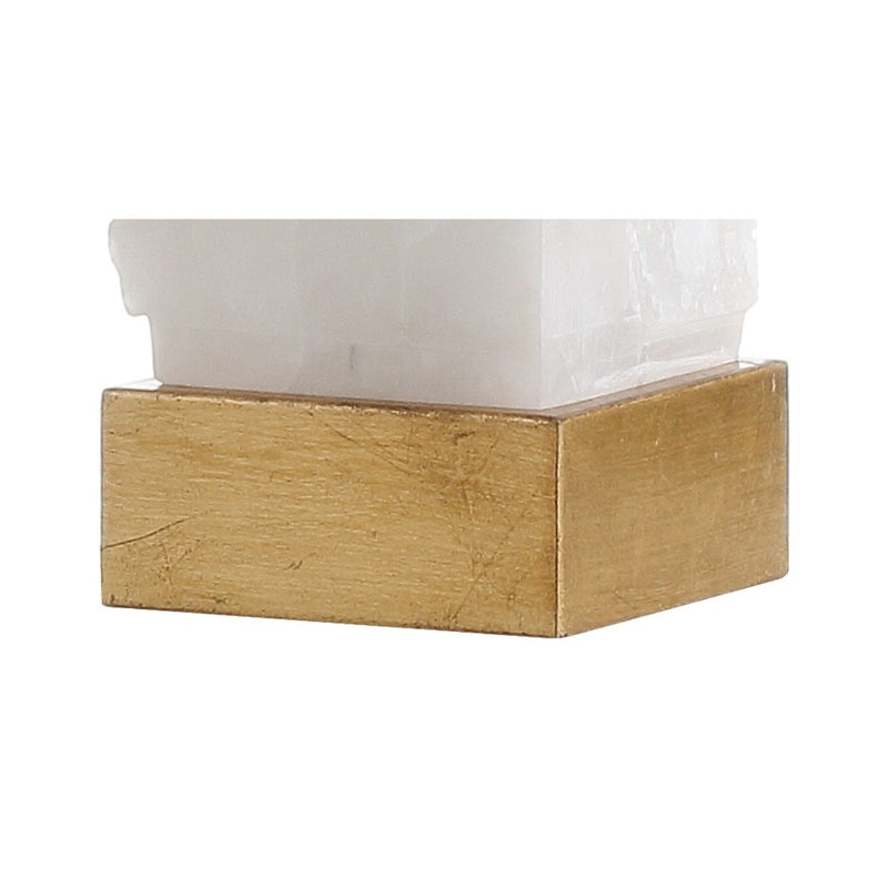 Eloise 23" Alabaster/Metal LED Table Lamp