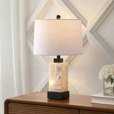 Eloise 23" Alabaster/Metal LED Table Lamp