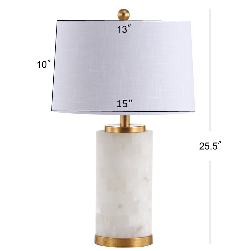 Eliza 25.5" Alabaster LED Table Lamp