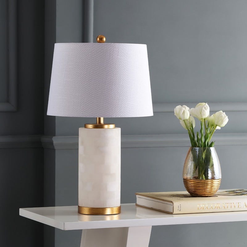 Eliza 25.5" Alabaster LED Table Lamp