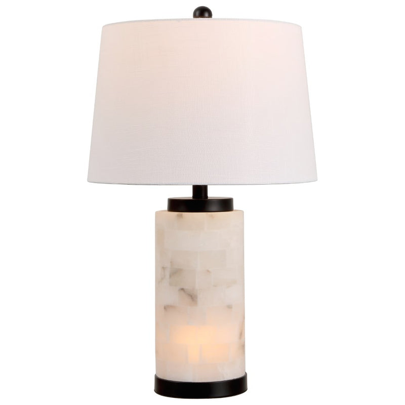 Eliza 25.5" Alabaster LED Table Lamp