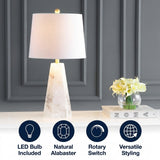 Xio 25.5" Alabaster LED Table Lamp White – ICONS
