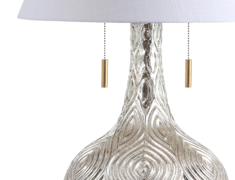 Highland 30.75" Gourd Glass LED Table Lamp - JONATHAN Y